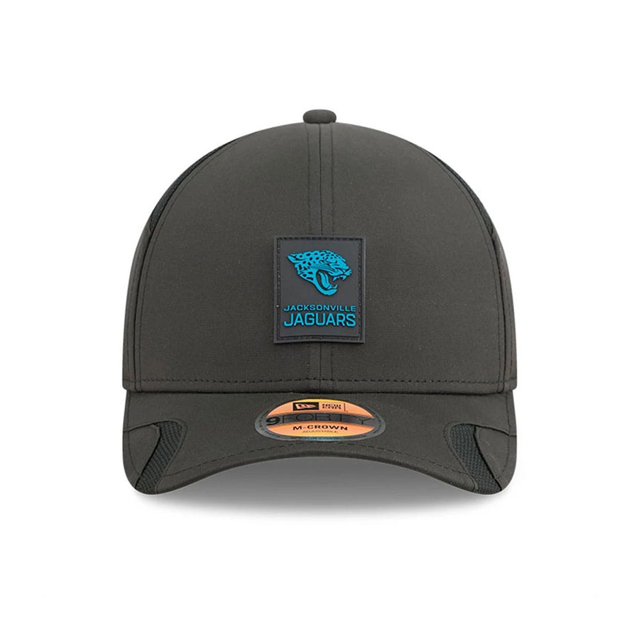 This is a Jacksonville Jaguars NFL Sideline 2025 Black 9FORTY M-Crown Adjustable Cap 3