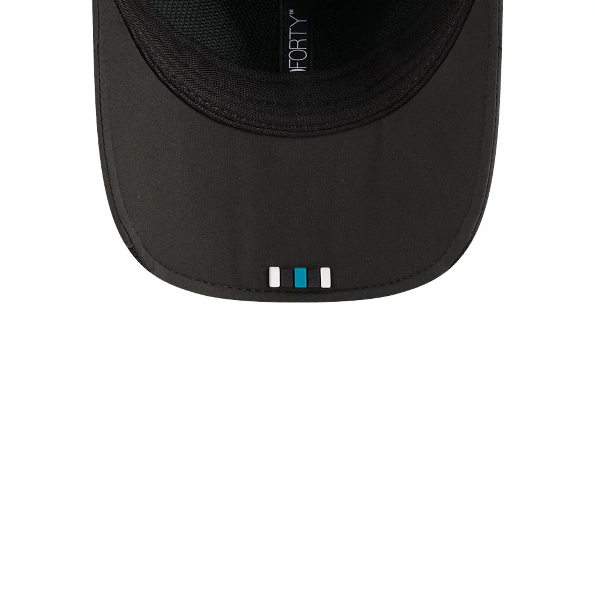 This is a Jacksonville Jaguars NFL Sideline 2025 Black 9FORTY M-Crown Adjustable Cap 2