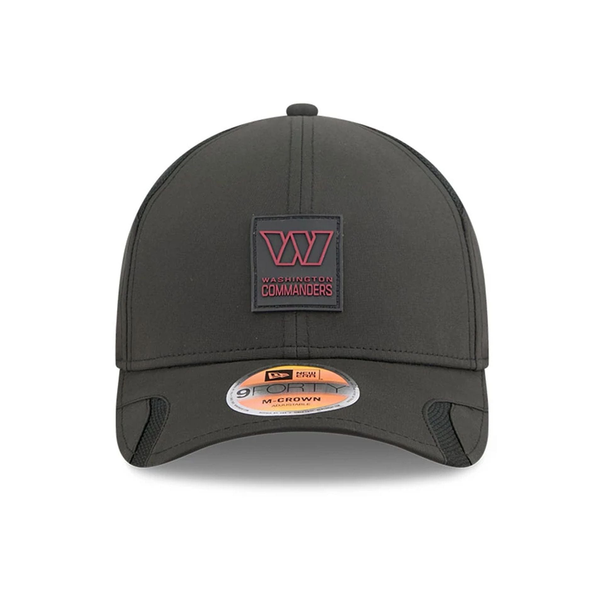 This is a Washington Commanders NFL Sideline 2025 Black 9FORTY M-Crown Adjustable Cap 3