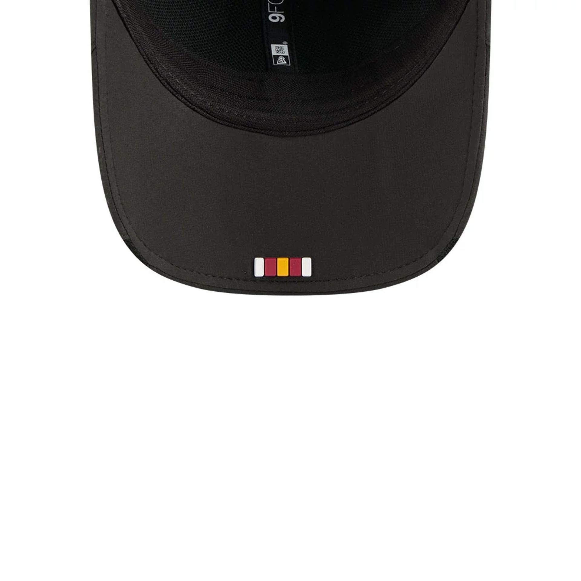 This is a Washington Commanders NFL Sideline 2025 Black 9FORTY M-Crown Adjustable Cap 2