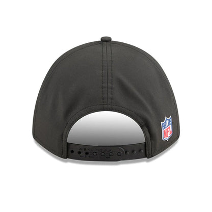 This is a New York Jets NFL Sideline 2025 Black 9FORTY M-Crown Adjustable Cap 7