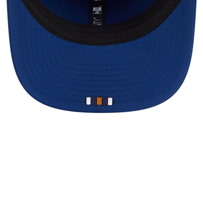 This is a Green Bay Packers NFL Sideline 2025 Blue 9SEVENTY Trucker Stretch Snap Adjustable Cap 7