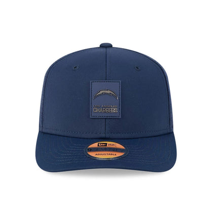 This is a LA Chargers NFL Sideline 2025 Blue 9SEVENTY Trucker Stretch Snap Adjustable Cap 2