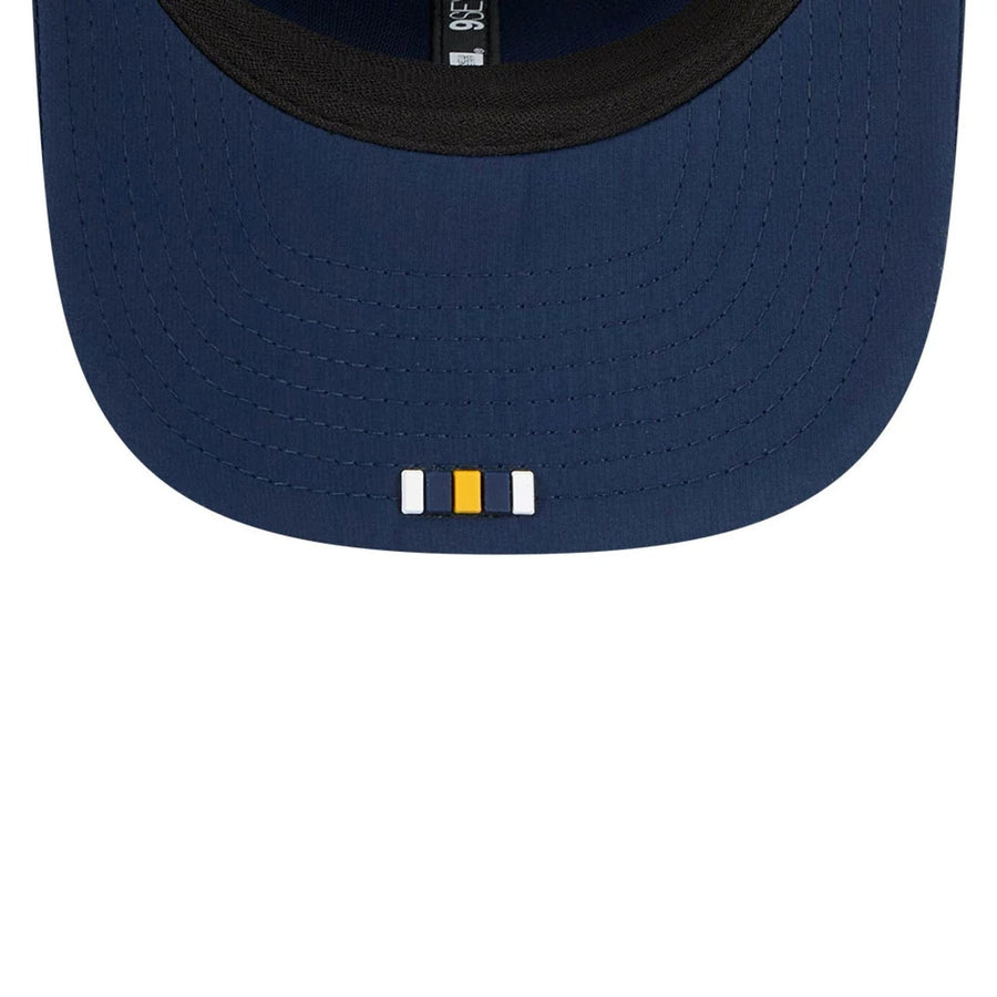 This is a LA Chargers NFL Sideline 2025 Blue 9SEVENTY Trucker Stretch Snap Adjustable Cap 6