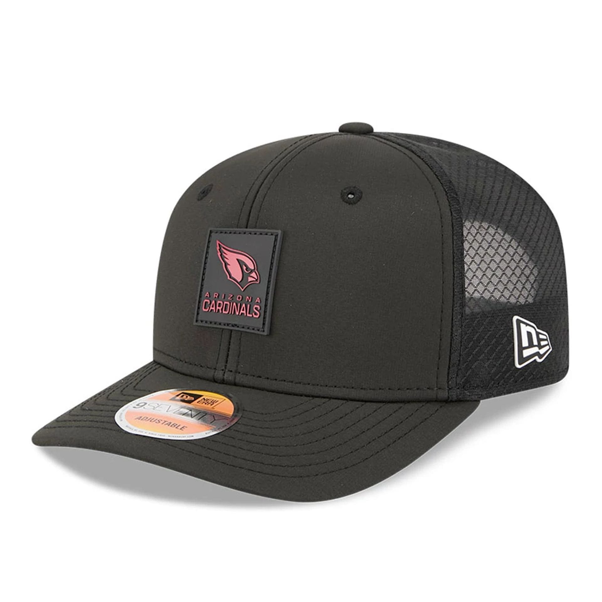 Arizona Cardinals NFL Sideline 2025 Black 9SEVENTY Trucker Stretch