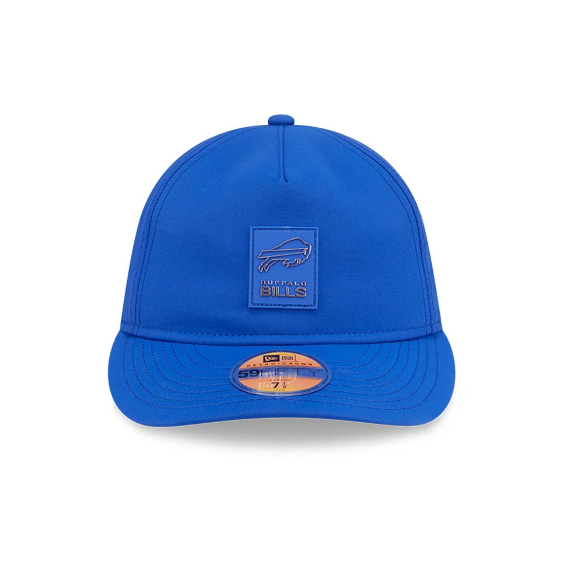 This is a Buffalo Bills NFL Sideline 2025 Blue Retro Crown 59FIFTY Fitted Cap 2