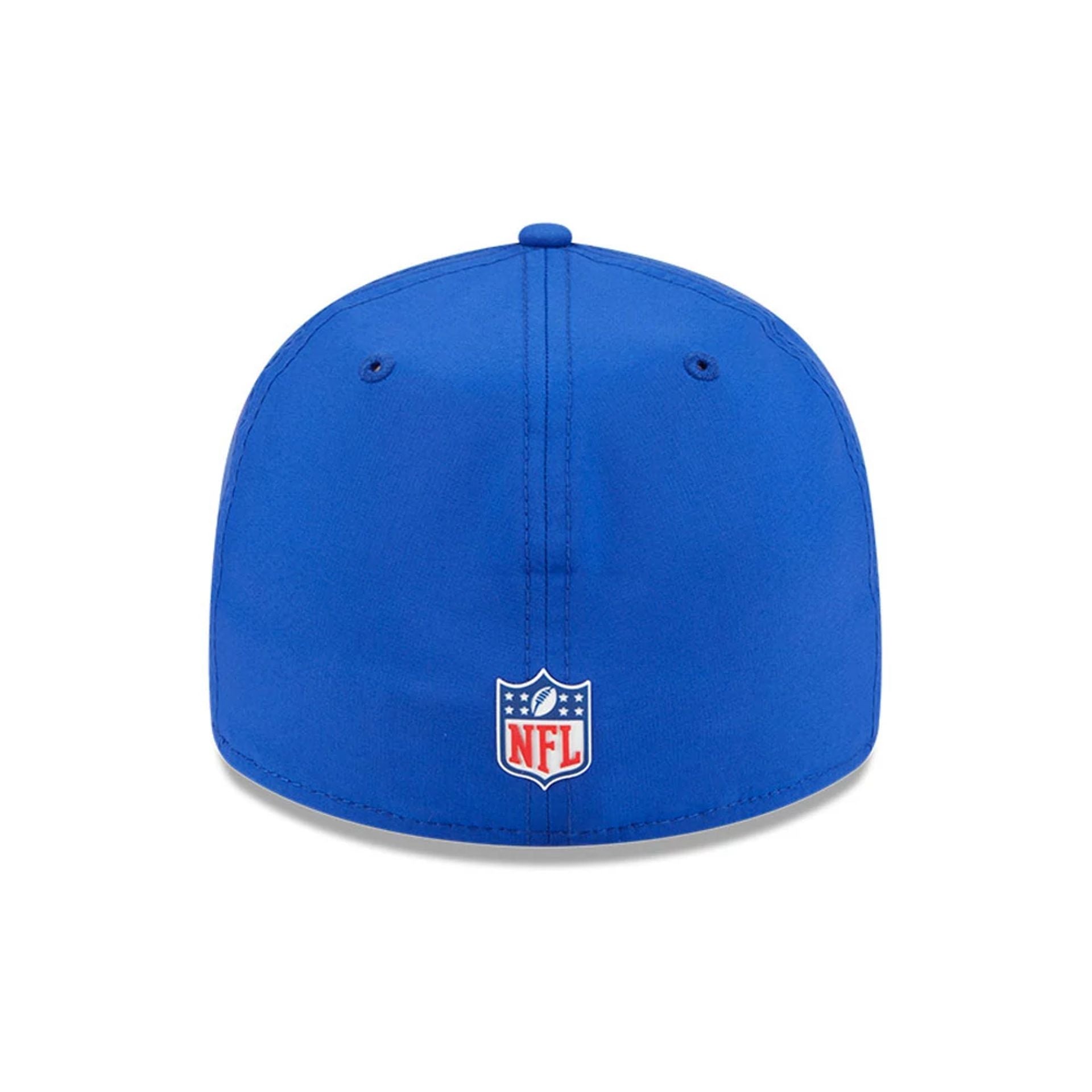 This is a Buffalo Bills NFL Sideline 2025 Blue Retro Crown 59FIFTY Fitted Cap 4