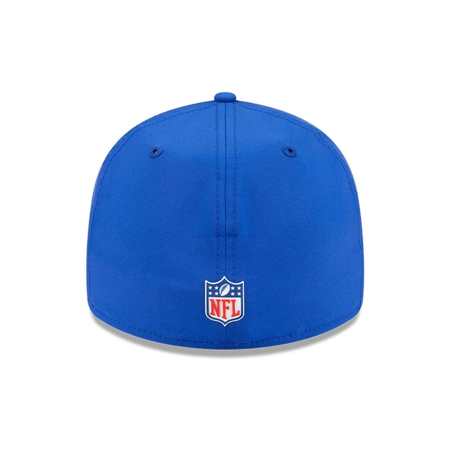 This is a Buffalo Bills NFL Sideline 2025 Blue Retro Crown 59FIFTY Fitted Cap 4
