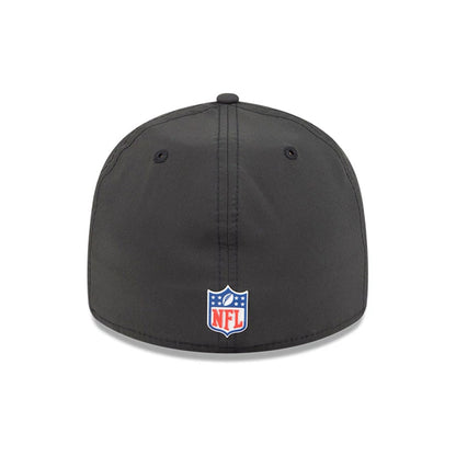 This is a Baltimore Ravens NFL Sideline 2025 Black Retro Crown 59FIFTY Fitted Cap 4