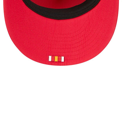 This is a Kansas City Chiefs NFL Sideline 2025 Red Retro Crown 59FIFTY Fitted Cap 6