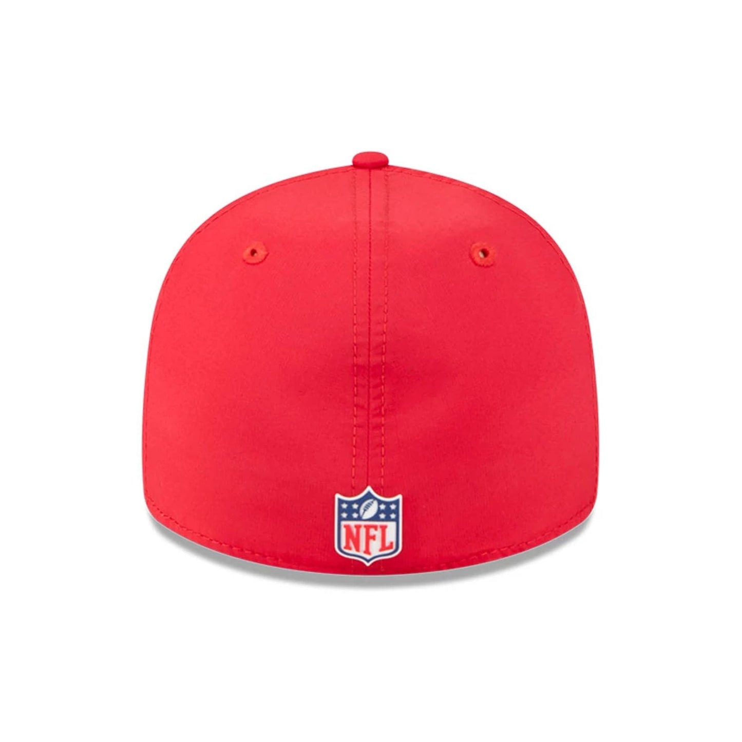 This is a Kansas City Chiefs NFL Sideline 2025 Red Retro Crown 59FIFTY Fitted Cap 7