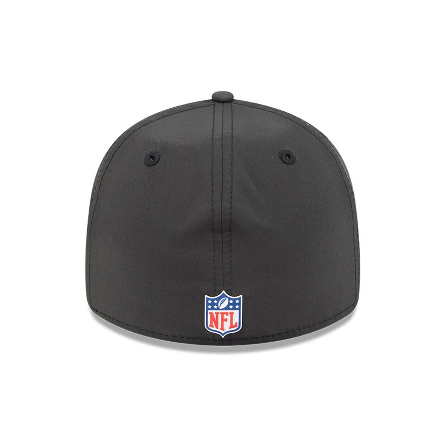 This is a Las Vegas Raiders NFL Sideline 2025 Black Retro Crown 59FIFTY Fitted Cap 6