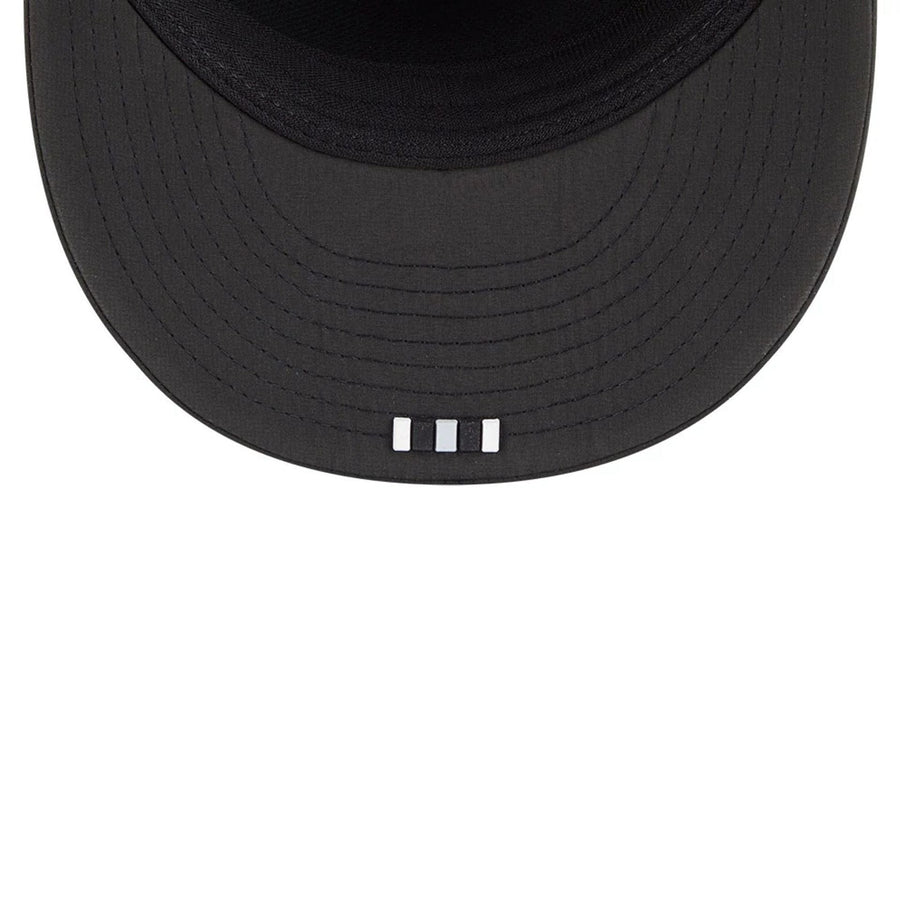 This is a Las Vegas Raiders NFL Sideline 2025 Black Retro Crown 59FIFTY Fitted Cap 7