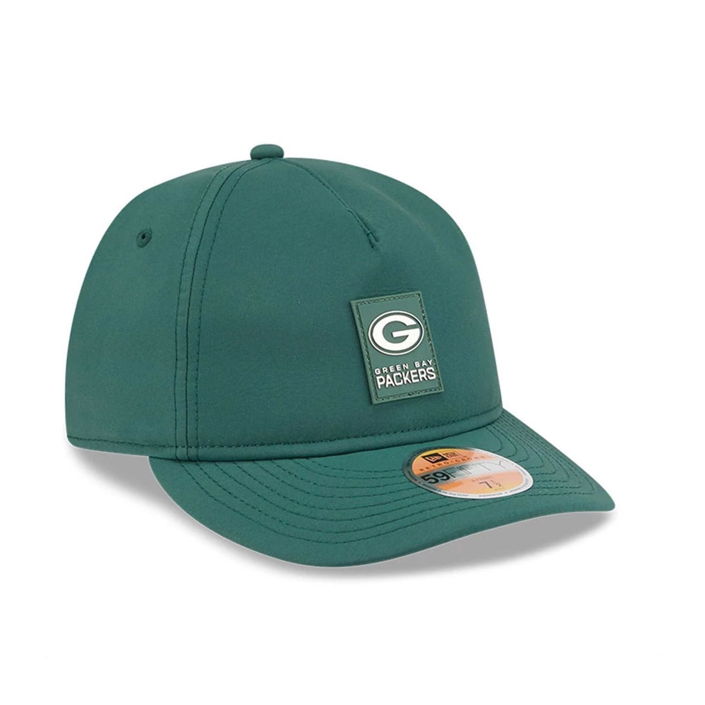 This is a Green Bay Packers NFL Sideline 2025 Dark Green Retro Crown 59FIFTY Fitted Cap 3