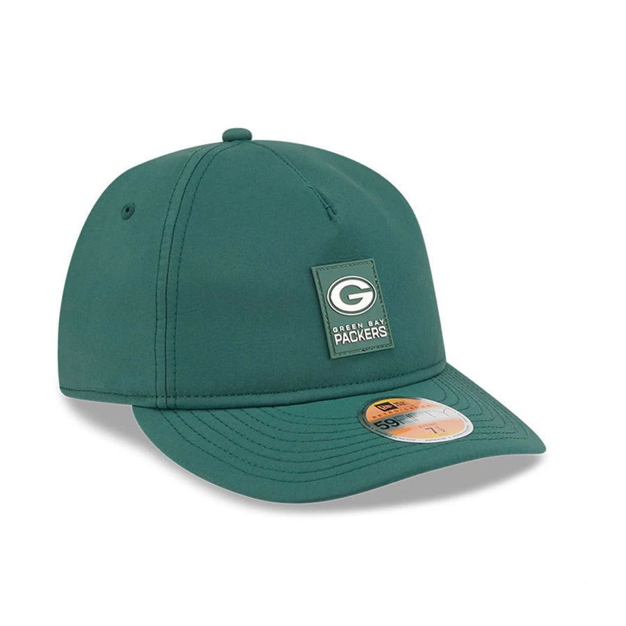 This is a Green Bay Packers NFL Sideline 2025 Dark Green Retro Crown 59FIFTY Fitted Cap 3