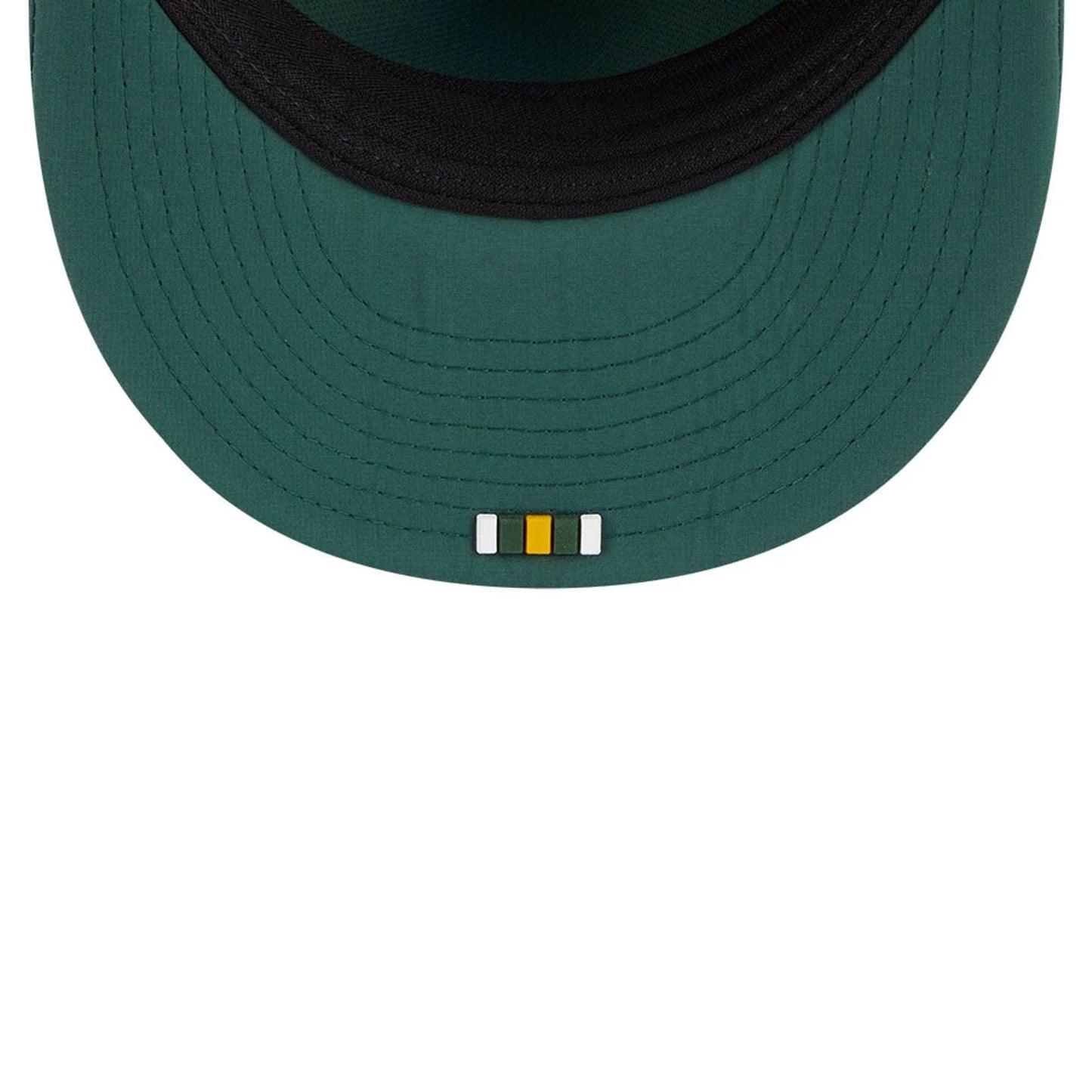 This is a Green Bay Packers NFL Sideline 2025 Dark Green Retro Crown 59FIFTY Fitted Cap 7