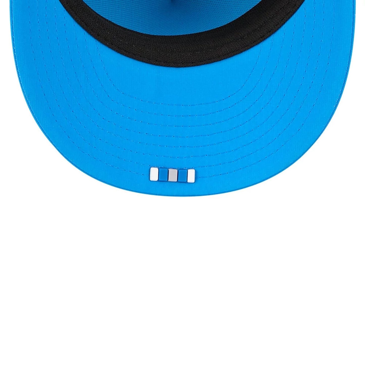 This is a Detroit Lions NFL Sideline 2025 Blue Retro Crown 59FIFTY Fitted Cap 6