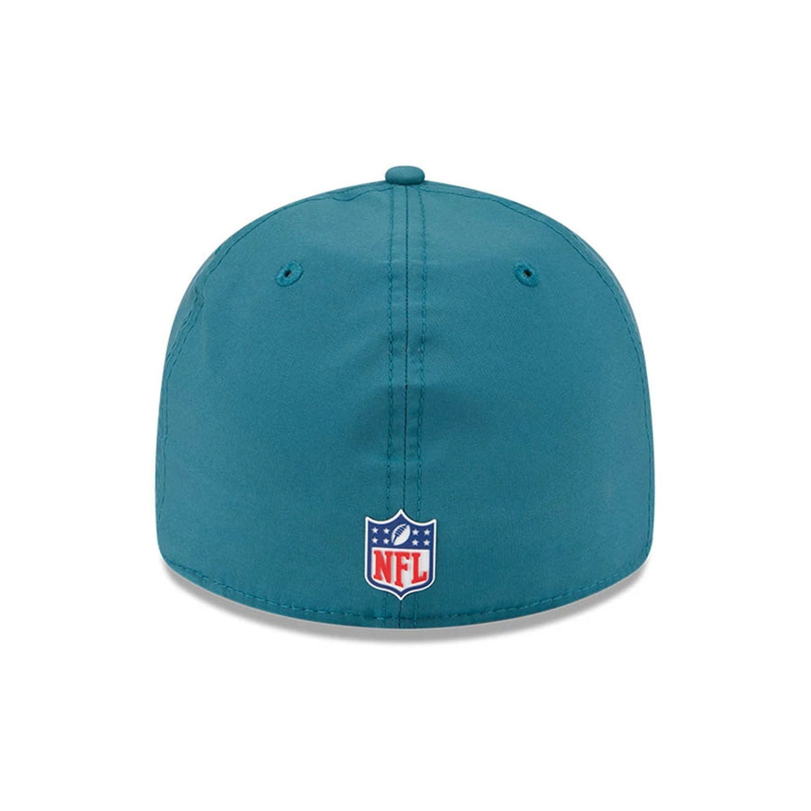 This is a Philadelphia Eagles NFL Sideline 2025 Dark Green Retro Crown 59FIFTY Fitted Cap 6