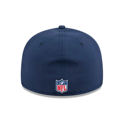 This is a Seattle Seahawks NFL Sideline 2025 Dark Blue Retro Crown 59FIFTY Fitted Cap 4