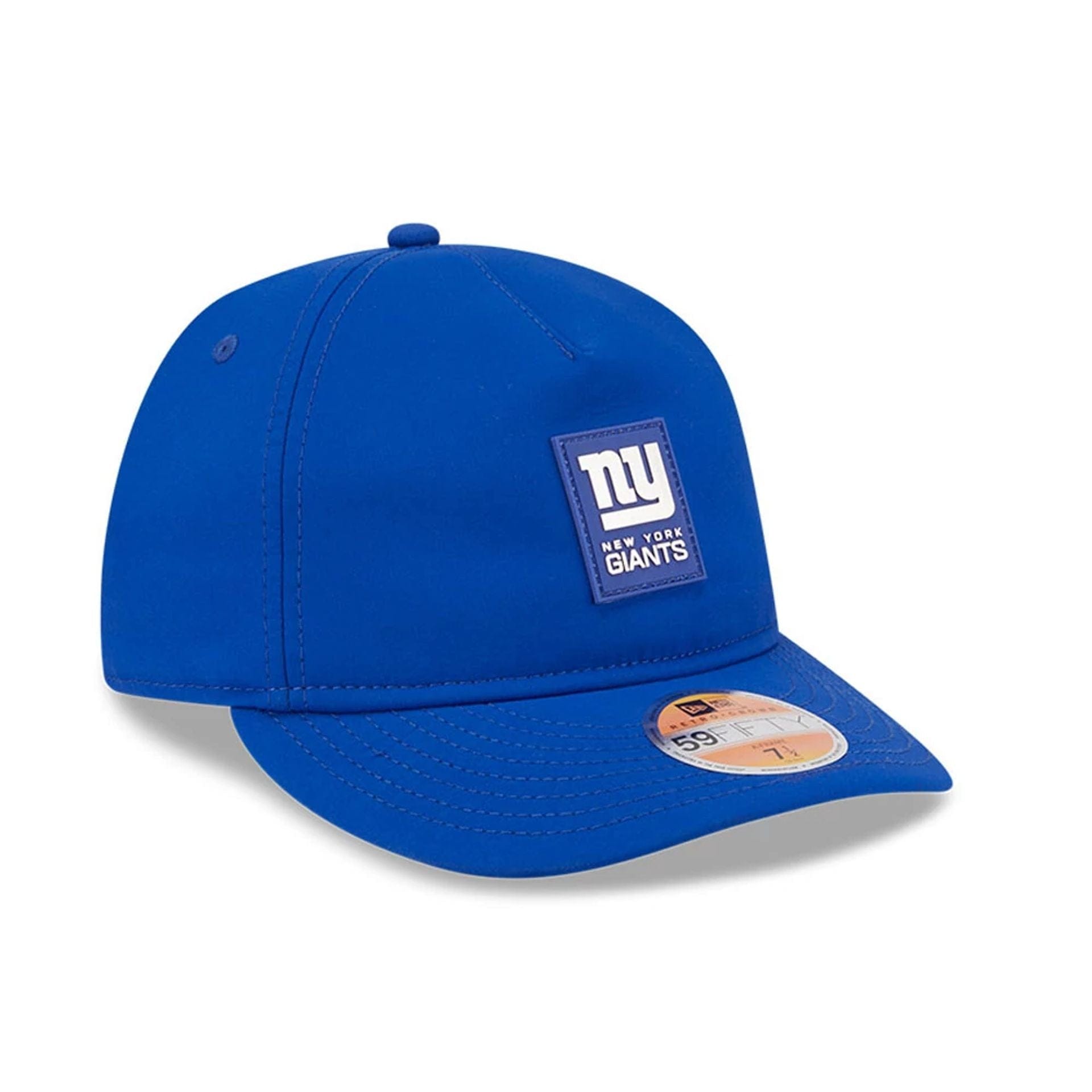 This is a New York Giants NFL Sideline 2025 Blue Retro Crown 59FIFTY Fitted Cap 3