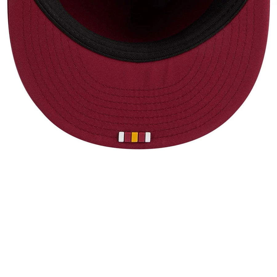 This is a Washington Commanders NFL Sideline 2025 Dark Red Retro Crown 59FIFTY Fitted Cap 5