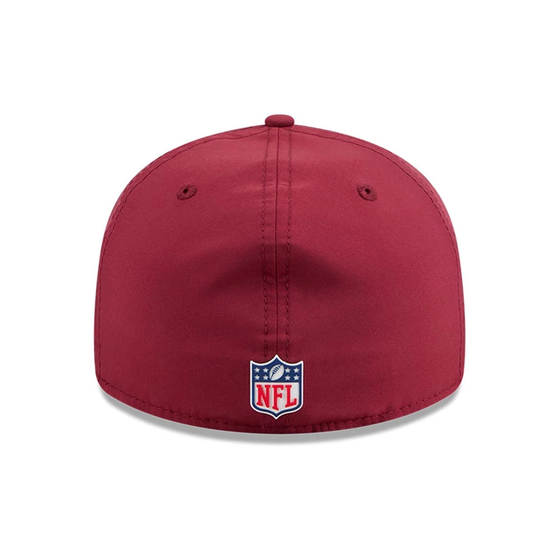 This is a Washington Commanders NFL Sideline 2025 Dark Red Retro Crown 59FIFTY Fitted Cap 6