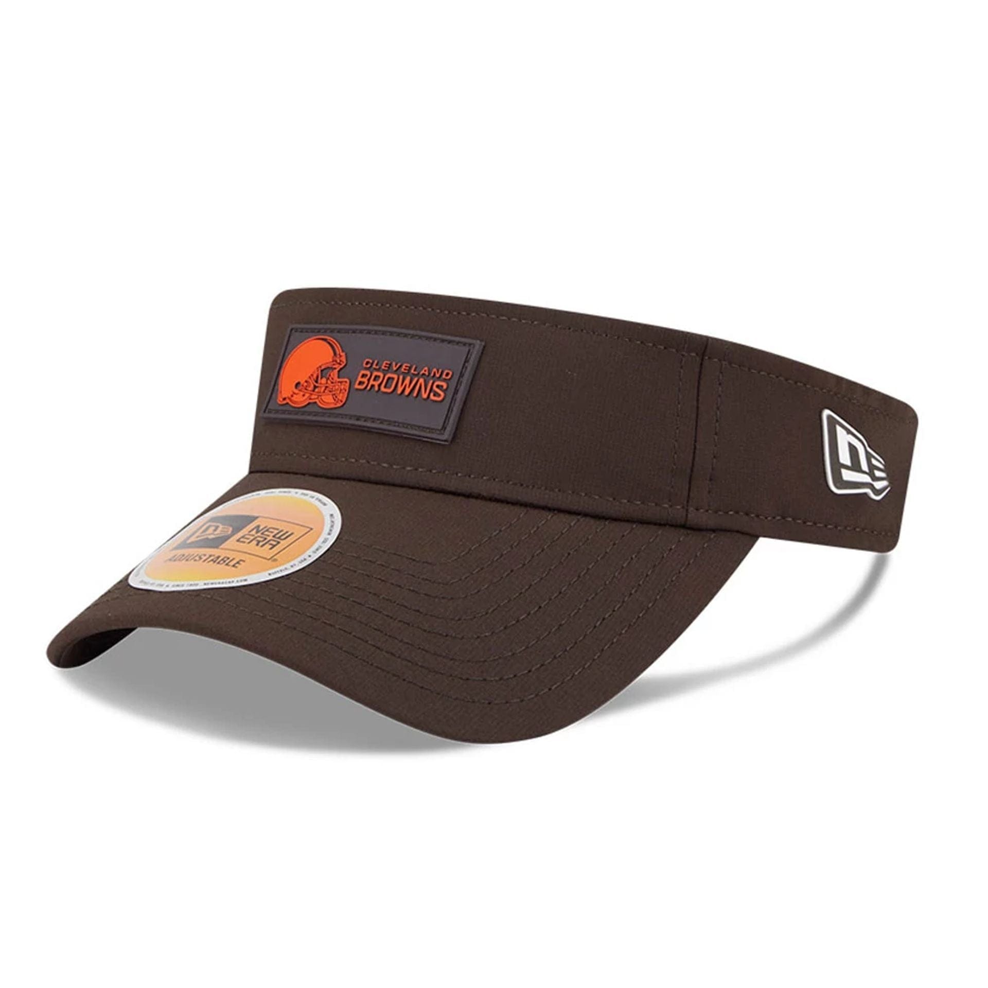 This is a Cleveland Browns NFL Sideline 2025 Dark Brown Visor 1