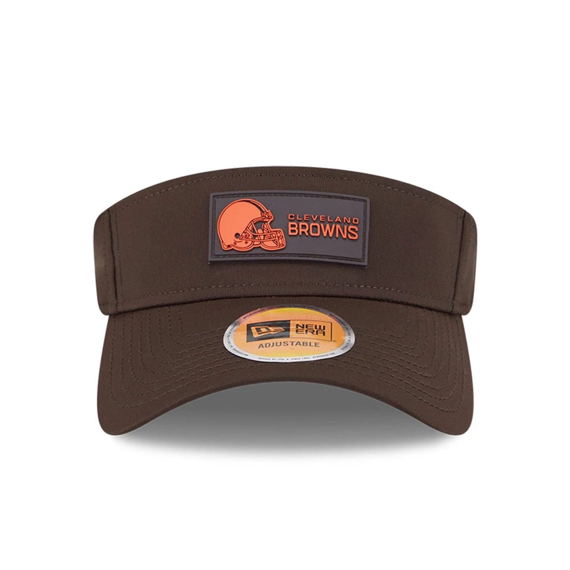 This is a Cleveland Browns NFL Sideline 2025 Dark Brown Visor 2