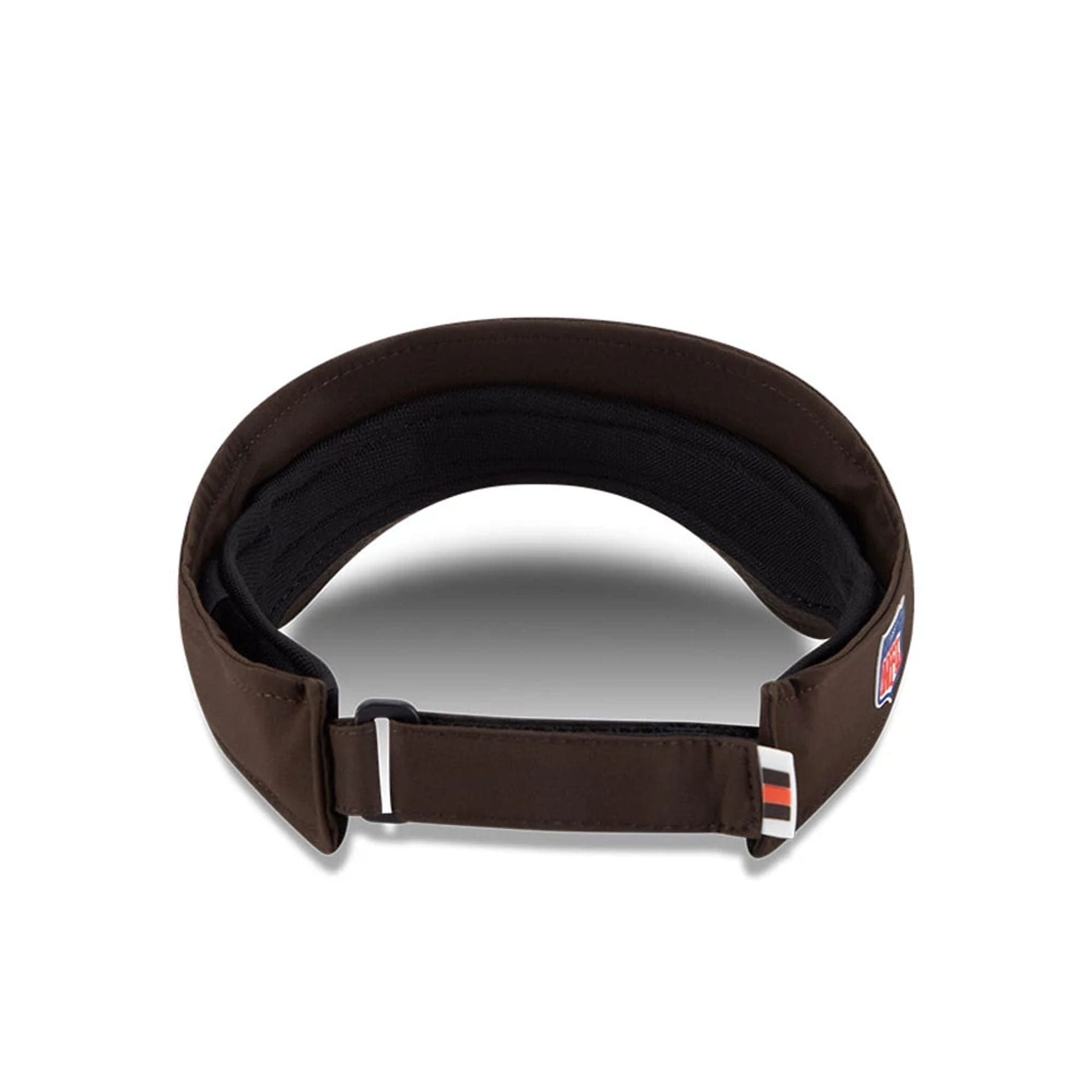 This is a Cleveland Browns NFL Sideline 2025 Dark Brown Visor 5