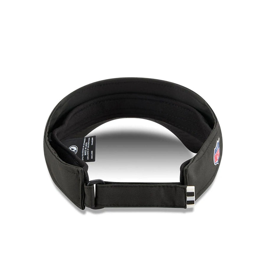 This is a Las Vegas Raiders NFL Sideline 2025 Black Visor 5