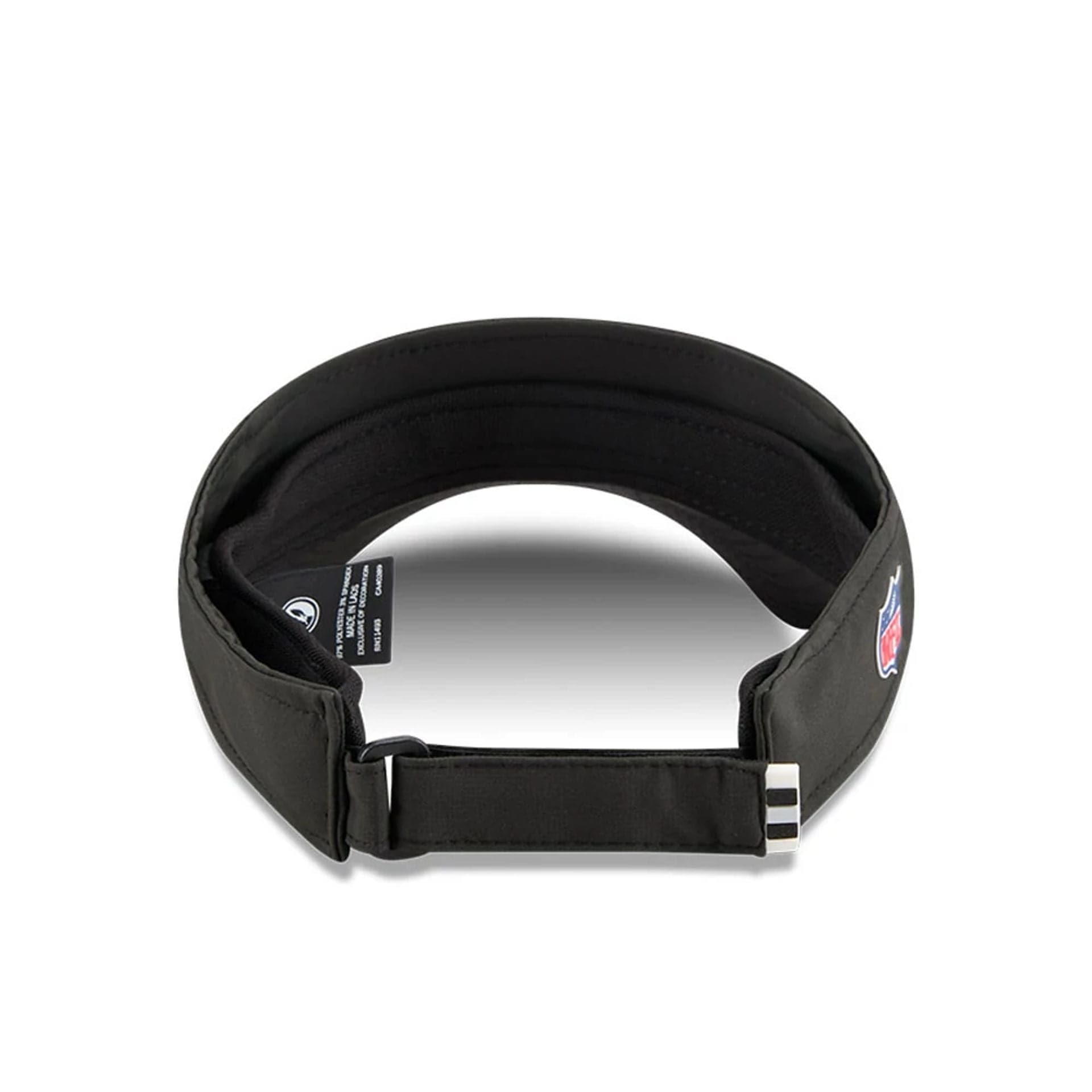 This is a Las Vegas Raiders NFL Sideline 2025 Black Visor 5