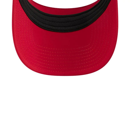 This is a San Francisco 49ers NFL Sideline 2025 Red Visor 7