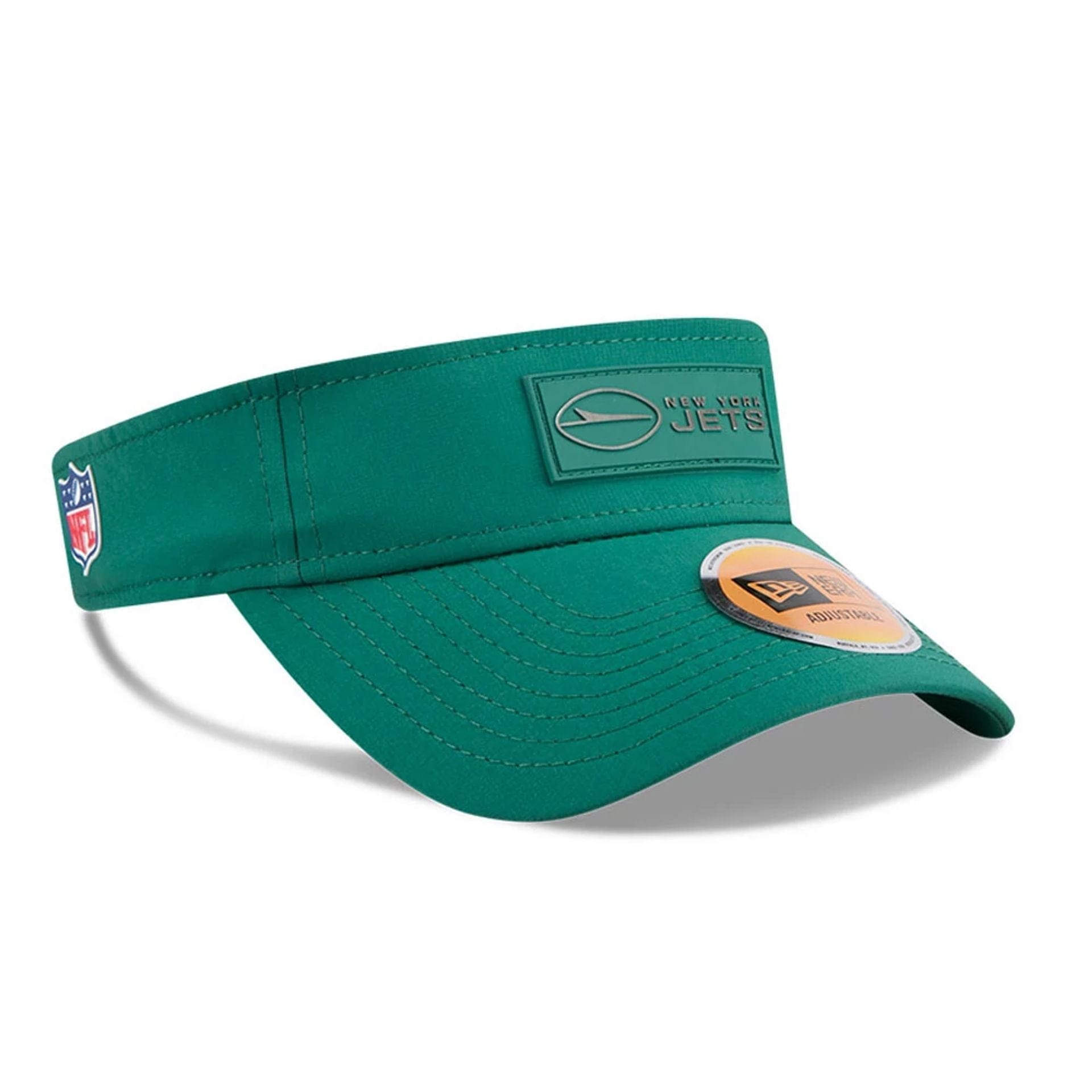 This is a New York Jets NFL Sideline 2025 Green Visor 3