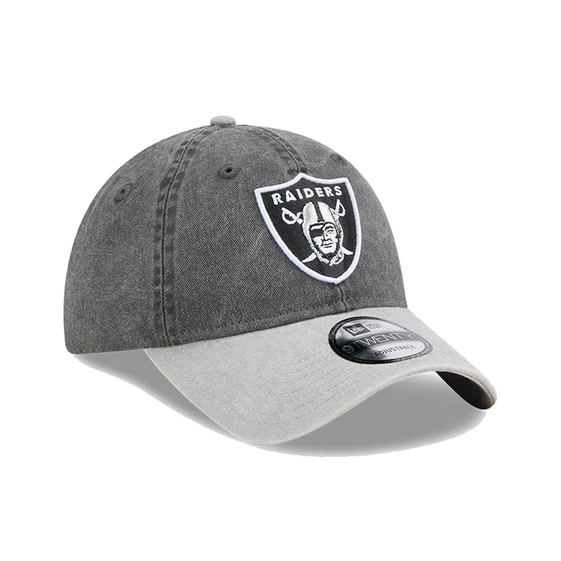This is a Las Vegas Raiders NFL Select Black 9TWENTY Adjustable Cap 3