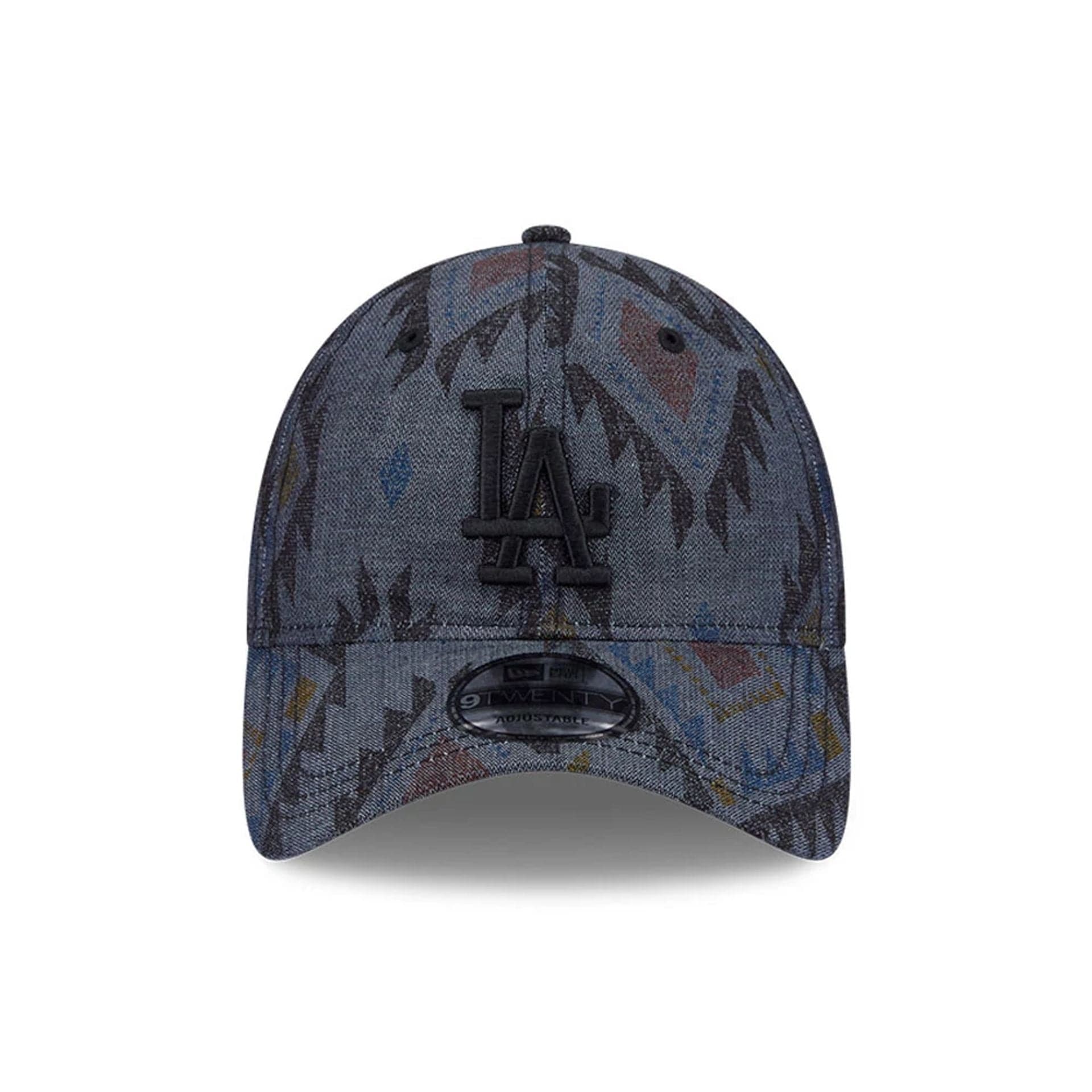 This is a LA Dodgers Aztec Pattern Navy 9TWENTY Adjustable Cap 3