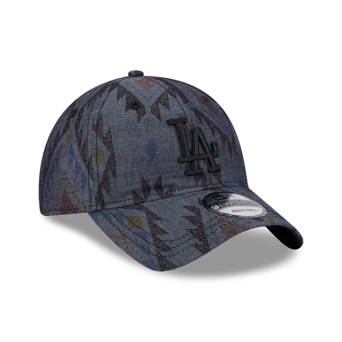 This is a LA Dodgers Aztec Pattern Navy 9TWENTY Adjustable Cap 4