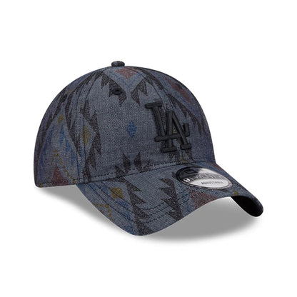 This is a LA Dodgers Aztec Pattern Navy 9TWENTY Adjustable Cap 4