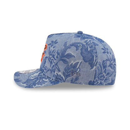 This is a Baltimore Orioles Denim Jacquard Blue Golfer Adjustable Cap 6