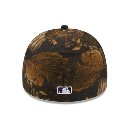 This is a Colorado Rockies MLB Ripstop Camo Assorted Print 59FIFTY A-Frame Fitted Cap 7