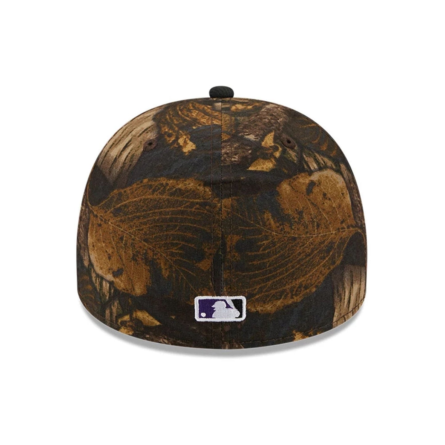 This is a Colorado Rockies MLB Ripstop Camo Assorted Print 59FIFTY A-Frame Fitted Cap 7