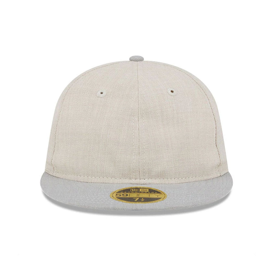 This is a New Era Earth Day Beige Retro Crown 59FIFTY Fitted Cap 2