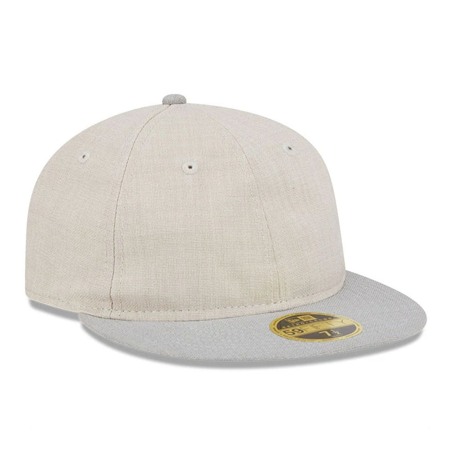 This is a New Era Earth Day Beige Retro Crown 59FIFTY Fitted Cap 3