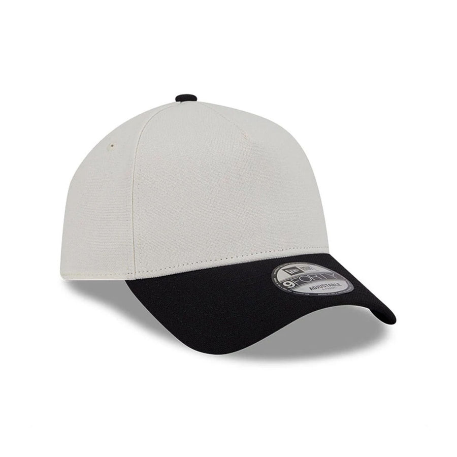 This is a New Era Earth Day White & Black 9FORTY A-Frame Adjustable Cap 3