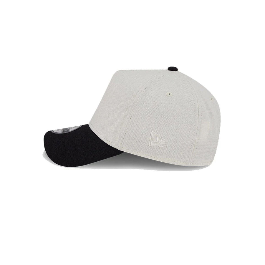 This is a New Era Earth Day White & Black 9FORTY A-Frame Adjustable Cap 4