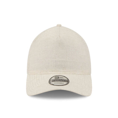 This is a New Era Elevated Cream 9TWENTY A-Frame Adjustable Cap 2