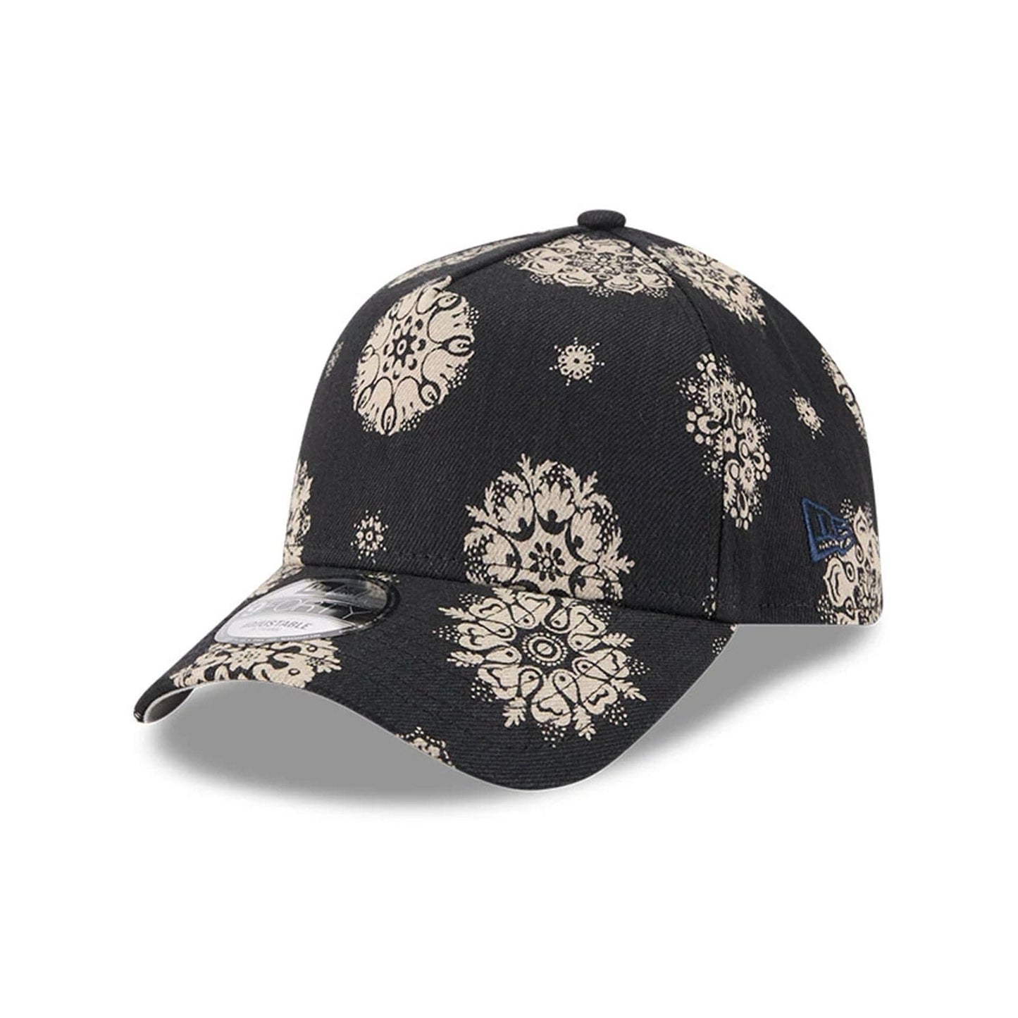 This is a New Era Elevated Navy 9FORTY A-Frame Adjustable Cap 1