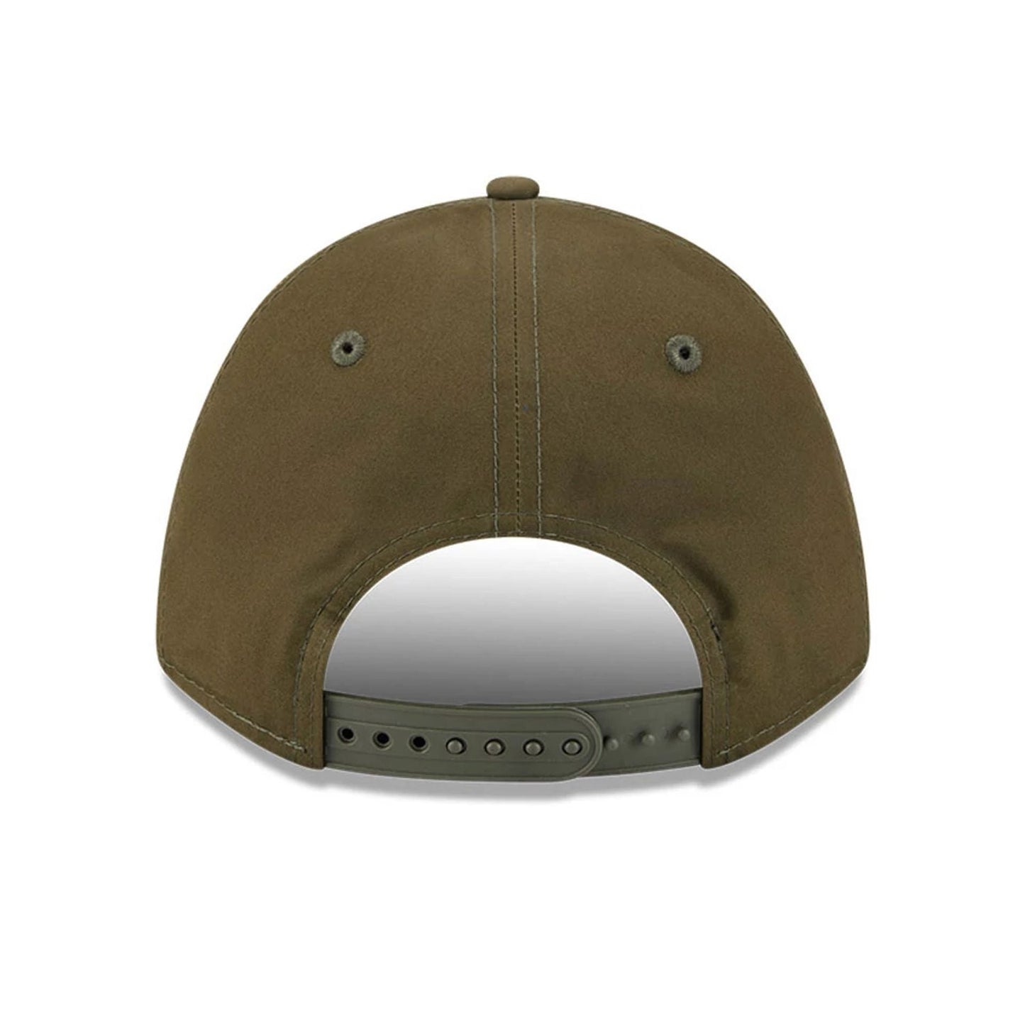 This is a New Era Elevated Open Green 9FORTY M-Crown A-Frame Adjustable Cap 6
