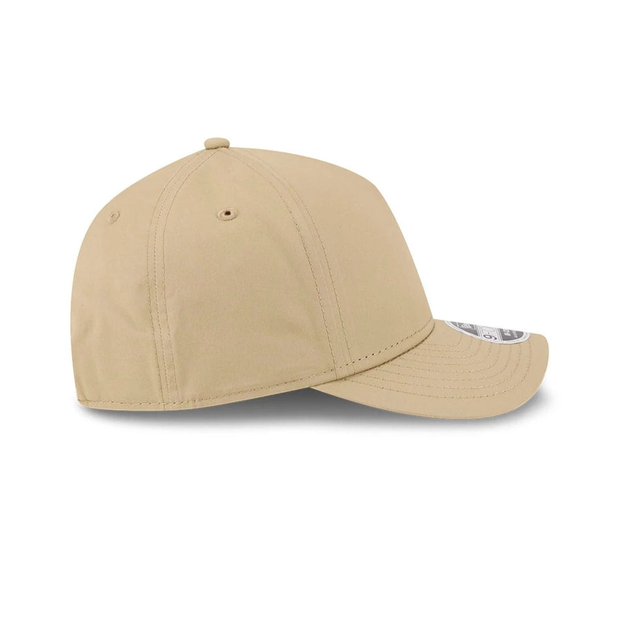 This is a New Era Elevated Beige 9FORTY M-Crown A-Frame Adjustable Cap 4