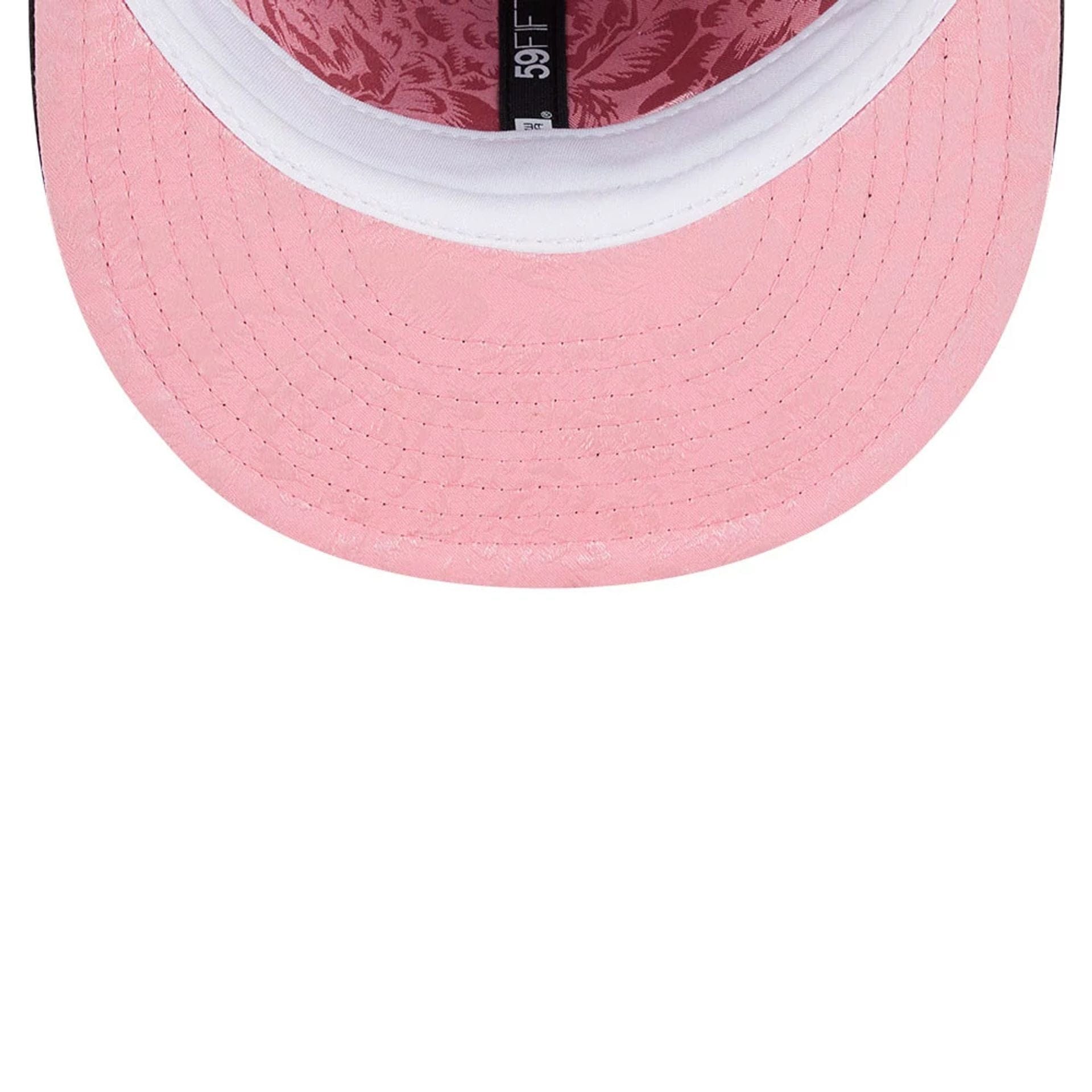 This is a Chicago White Sox Floral Undervisor Black 59FIFTY Fitted Cap 2