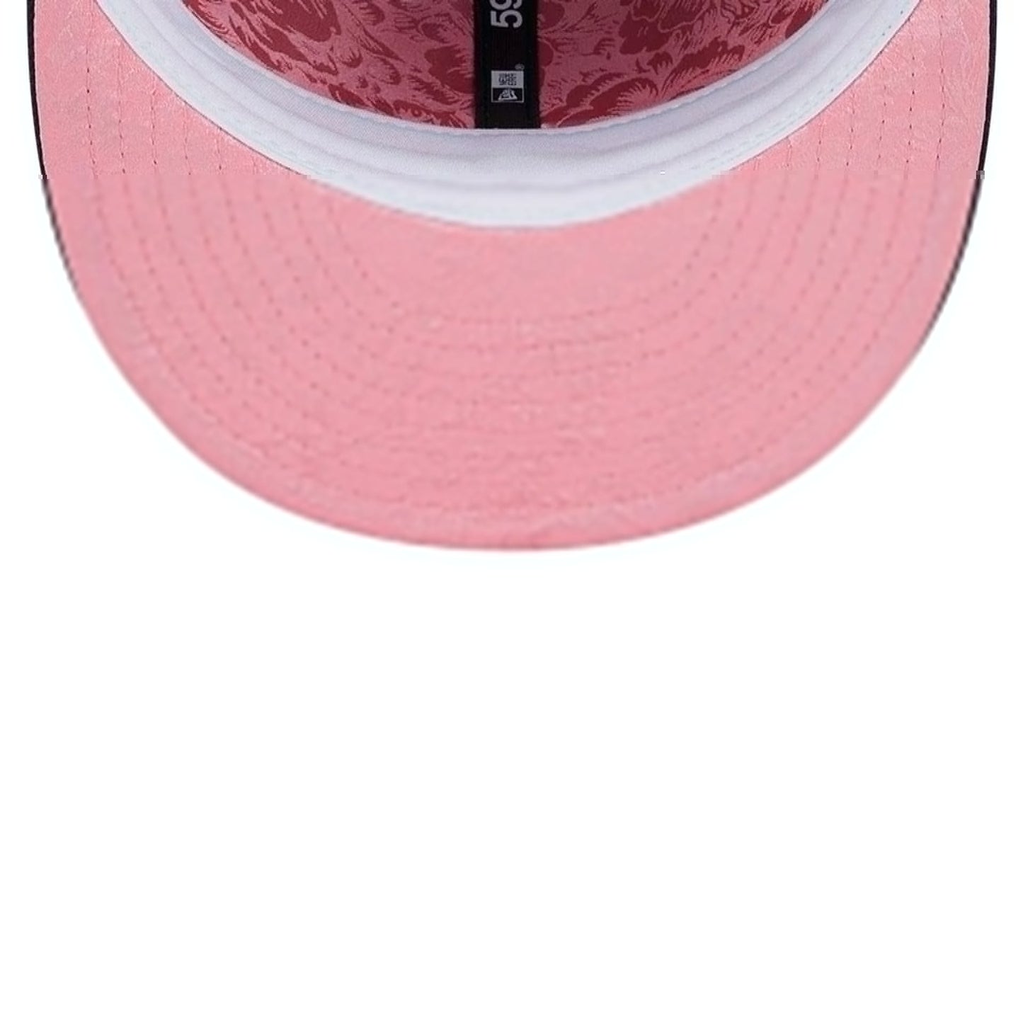 This is a Boston Red Sox Floral Undervisor Navy 59FIFTY Fitted Cap 2